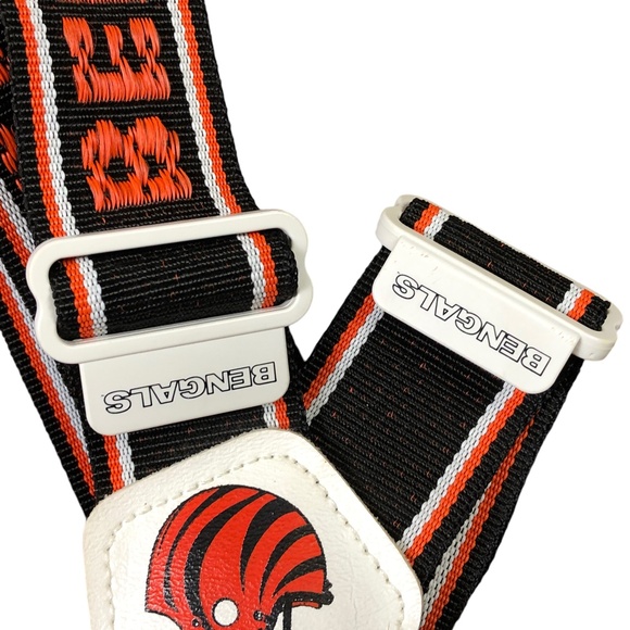 Cincinnati Bengals NFL Official Vintage 80s 90s Clip Suspenders Unisex - Picture 5 of 6